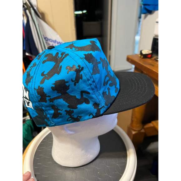 Vintage Cartoon Network Blue Black Character Print Snapback - Picture 4 of 6